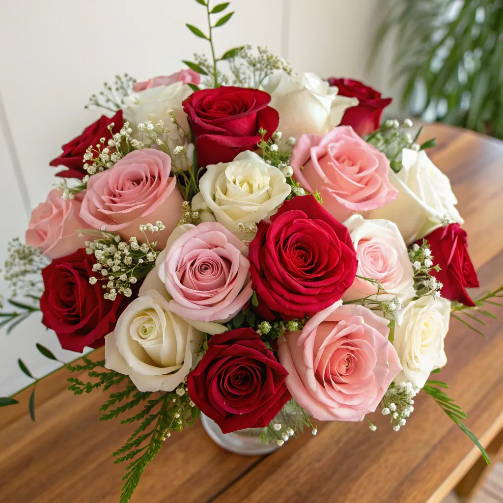 Bouquet of elegant roses